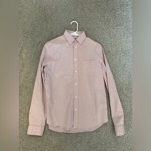 Express Pink Oxford Shirt in XS